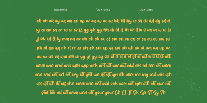 Solitude Mindful Font Poster 10