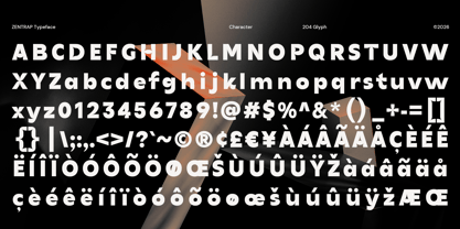 IT Zentrap Font Poster 5