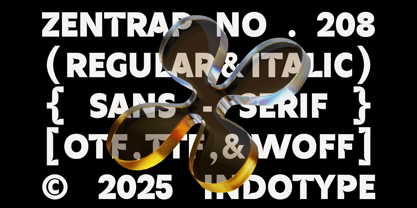 IT Zentrap Font Poster 3