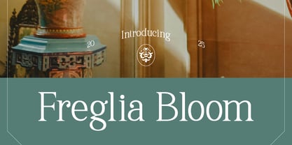 Freglia Bloom Font Poster 1
