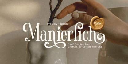 Manierlich Font Poster 1