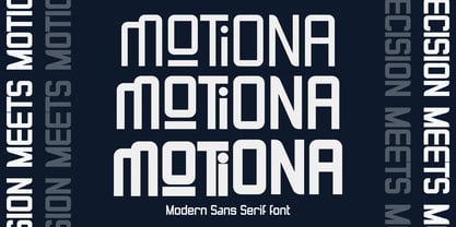 Motiona Font Poster 1
