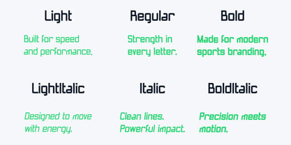 Motiona Font Poster 7