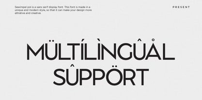 Sewimple Pol Font Poster 3