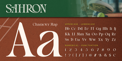Sahron Font Poster 2