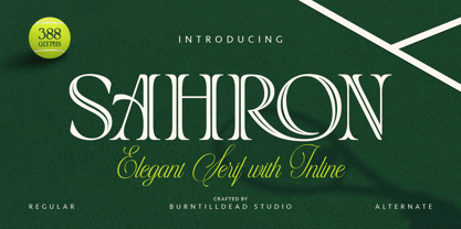 Sahron Font Poster 1