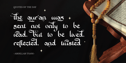 Muqodimah Font Poster 4