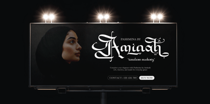 Muqodimah Font Poster 7