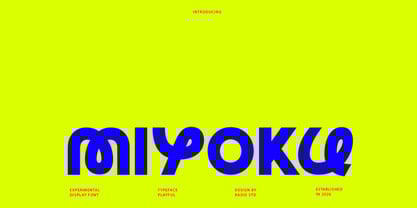 Miyoku Font Poster 1