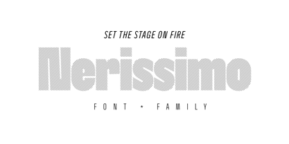 Nerissimo Font Poster 1