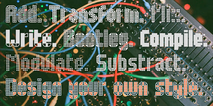 Systm Hybrid Reverse Variable Font Poster 1