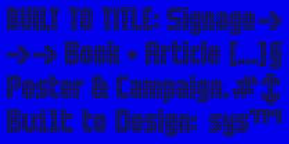 Systm Hybrid Reverse Variable Font Poster 5