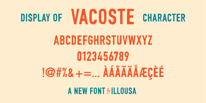 SCC Vacoste Font Poster 10