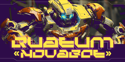 Cyber Grid Font Poster 5