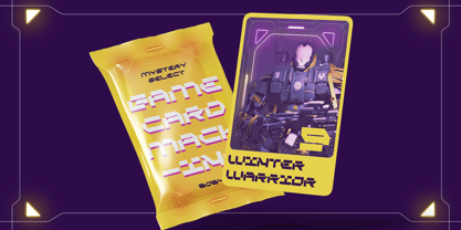 Cyber Grid Font Poster 12