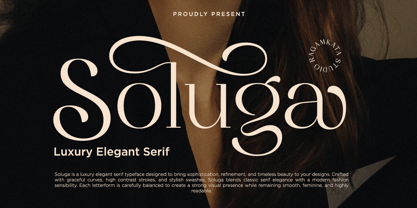 Soluga Font Poster 1