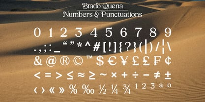Brado Quena Font Poster 15