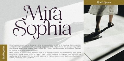 Brado Quena Font Poster 2