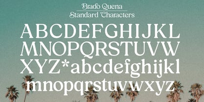 Brado Quena Font Poster 13