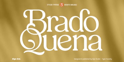 Brado Quena Font Poster 1