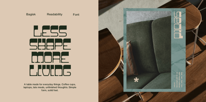 Bagisk Font Poster 4