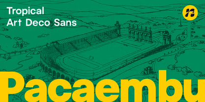 Pacaembu Font Poster 1