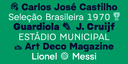 Pacaembu Font Poster 3
