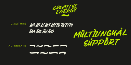 Creative Energy Font Poster 13