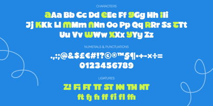 First Bunny Font Poster 8