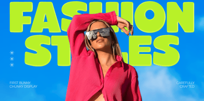 First Bunny Font Poster 11