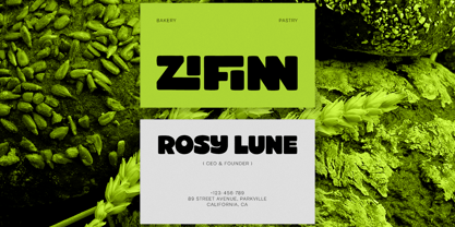 First Bunny Font Poster 5