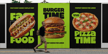 First Bunny Font Poster 10