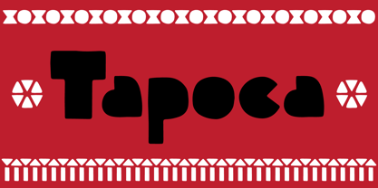 Tapoca Font Poster 1