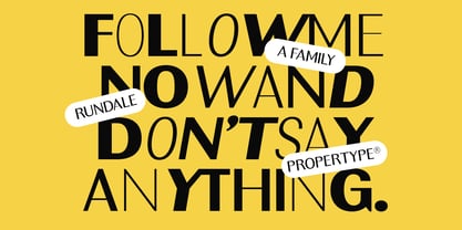 Rundale Font Poster 11