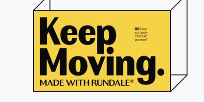Rundale Font Poster 3