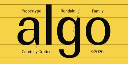 Rundale Font Poster 10