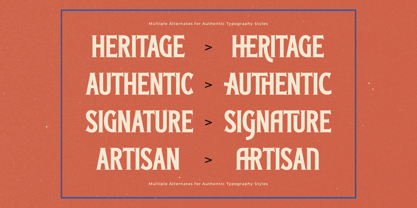 Badge Americana Font Poster 10