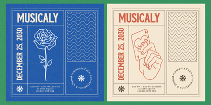 Badge Americana Font Poster 9