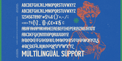 Badge Americana Font Poster 15