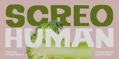 Screo Human Font Poster 1