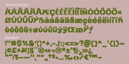 Screo Human Font Poster 8