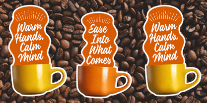 Indian Dunes Font Poster 2