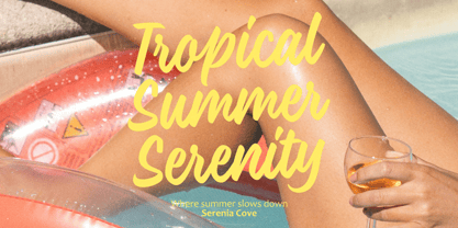 Indian Dunes Font Poster 4