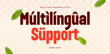 Renbo Font Poster 12