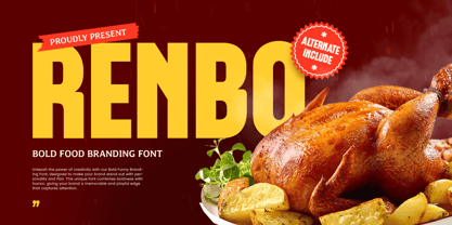 Renbo Font Poster 1