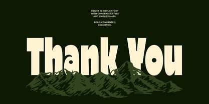 Reiger Font Poster 11