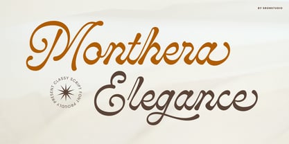 Monthera Font Poster 1