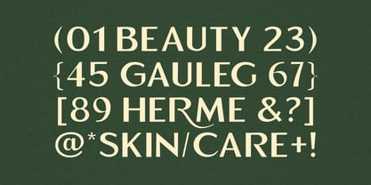 Emerald Crown Font Poster 9