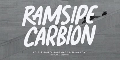 MC Ramsipe Carbion Font Poster 1