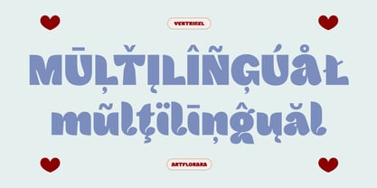 Ventrikel Font Poster 10